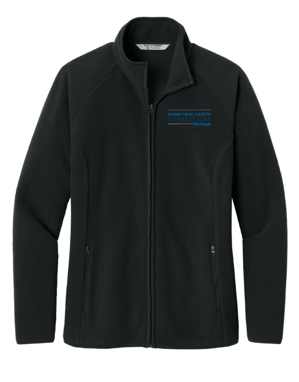 Custom Apparel - Screen Printing - BHC Michigan Holiday Apparel - Women's Embroidered C - Free Raglan Fleece (Grey / Black) - BHC Michigan Holiday Apparel - 17011