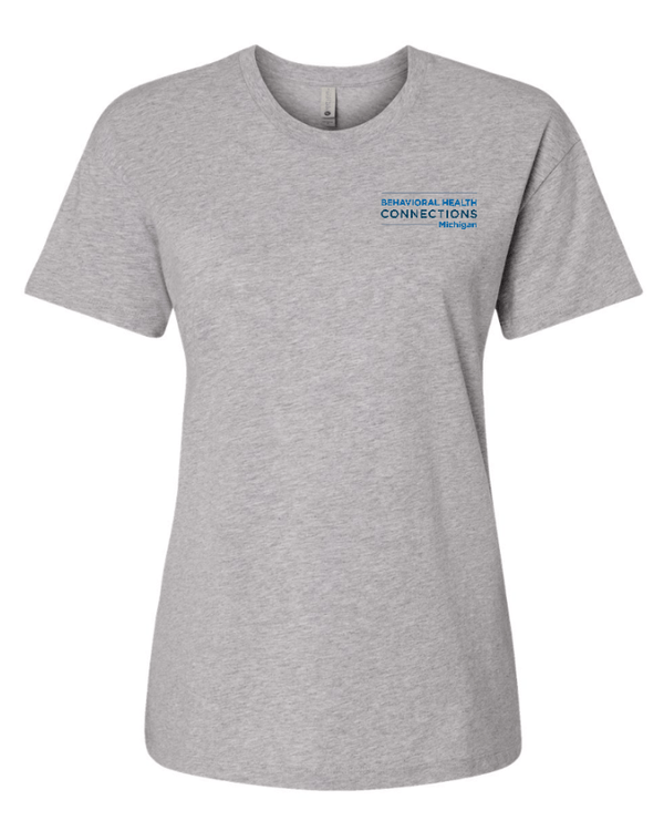 Custom Apparel - Screen Printing - BHC Michigan Holiday Apparel - Women's Relaxed T-Shirt (Navy / Grey / Black) - BHC Michigan Holiday Apparel - 17011