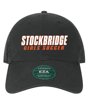 Custom Printed Apparel | Black Unstructured Hat - Choose Your Sport | Stockbridge Athletics - Stockbridge Athletics