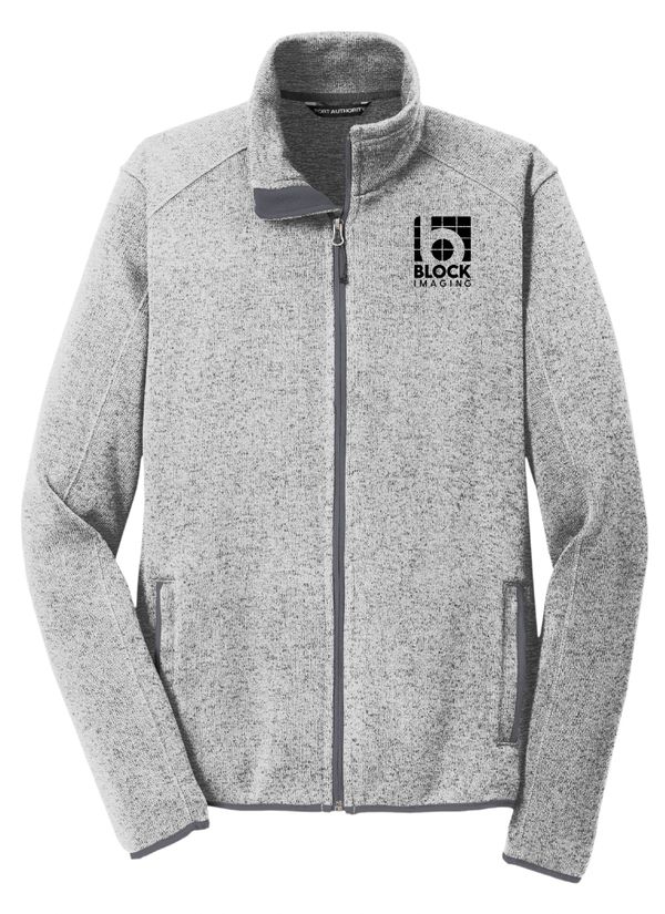 Custom Apparel - Screen Printing - Block Imaging - Unisex Fleece Zip Up (Black - Navy - Grey) - Block