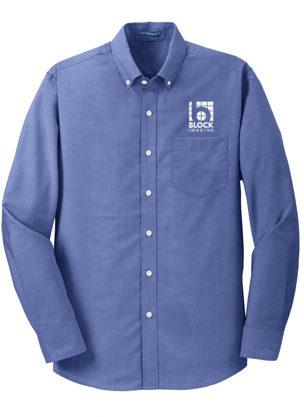 Custom Apparel - Screen Printing - Block Imaging - Unisex Oxford Polo (Black - Navy - Blue - White) - Block
