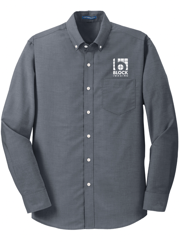 Custom Apparel - Screen Printing - Block Imaging - Unisex Oxford Polo (Black - Navy - Blue - White) - Block