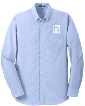 Custom Apparel - Screen Printing - Block Imaging - Unisex Oxford Polo (Black - Navy - Blue - White) - Block