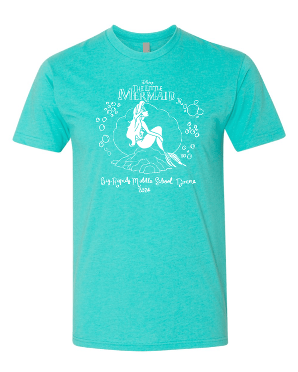 Custom Apparel - Screen Printing - BRMS Drama - Unisex Adult T-Shirt (The Little Mermaid) - BRMS Drama - 15286