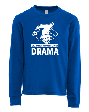 Custom Apparel - Screen Printing - BRMS Drama - Youth Long Sleeve T-Shirt - BRMS Drama - 15286