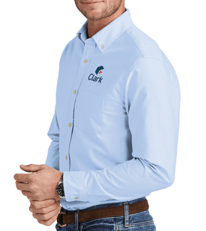 Custom Printed Apparel | Brooks Brothers | Casual Oxford Cloth Shirt - Oxford - Clark Construction