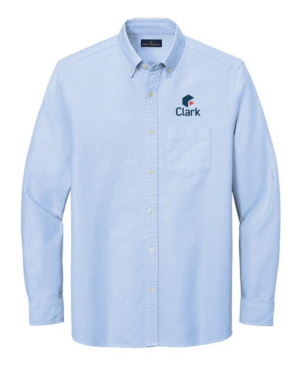 Custom Printed Apparel | Brooks Brothers | Casual Oxford Cloth Shirt - Oxford - Clark Construction