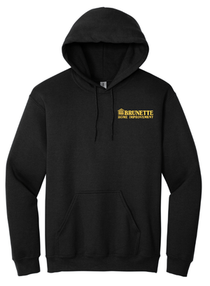 Custom Printed Apparel | Brunette Home Improvement Fall 2025 - Adult Heavyweight Hooded Sweatshirt (MULTIPLE COLOR OPTIONS) - Brunette Home Improvement F25 - 18373