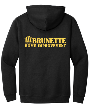 Custom Printed Apparel | Brunette Home Improvement Fall 2025 - Adult Heavyweight Hooded Sweatshirt (MULTIPLE COLOR OPTIONS) - Brunette Home Improvement F25 - 18373
