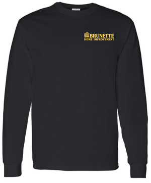 Custom Printed Apparel | Brunette Home Improvement Fall 2025 - Adult Long Sleeve Tee (MULTIPLE COLOR OPTIONS) - Brunette Home Improvement F25 - 18373