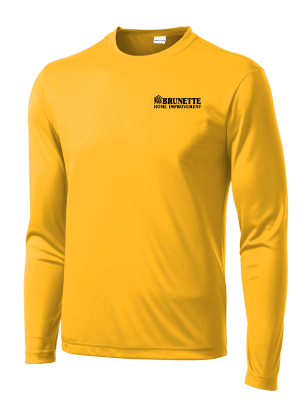 Custom Printed Apparel | Brunette Home Improvement Fall 2025 - Adult Performance Long Sleeve Tee (MULTIPLE COLOR OPTIONS) - Brunette Home Improvement F25 - 18373