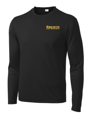 Custom Printed Apparel | Brunette Home Improvement Fall 2025 - Adult Performance Long Sleeve Tee (MULTIPLE COLOR OPTIONS) - Brunette Home Improvement F25 - 18373