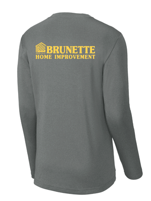 Custom Printed Apparel | Brunette Home Improvement Fall 2025 - Adult Performance Long Sleeve Tee (MULTIPLE COLOR OPTIONS) - Brunette Home Improvement F25 - 18373