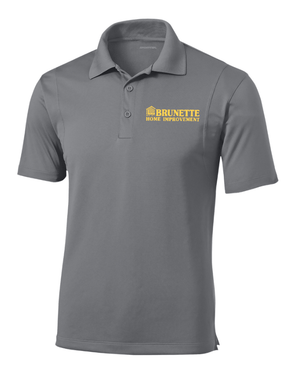 Custom Printed Apparel | Brunette Home Improvement Fall 2025 - Adult Performance Polo (MULTIPLE COLOR OPTIONS) - Brunette Home Improvement F25 - 18373