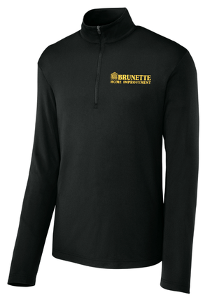 Custom Printed Apparel | Brunette Home Improvement Fall 2025 - Adult Performance Quarter Zip (MULTIPLE COLOR OPTIONS) - Brunette Home Improvement F25 - 18373