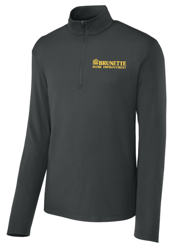 Custom Printed Apparel | Brunette Home Improvement Fall 2025 - Adult Performance Quarter Zip (MULTIPLE COLOR OPTIONS) - Brunette Home Improvement F25 - 18373