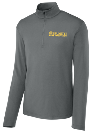 Custom Printed Apparel | Brunette Home Improvement Fall 2025 - Adult Performance Quarter Zip (MULTIPLE COLOR OPTIONS) - Brunette Home Improvement F25 - 18373