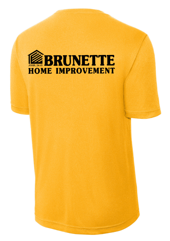 Custom Printed Apparel | Brunette Home Improvement Fall 2025 - Adult Performance T-Shirt (MULTIPLE COLOR OPTIONS) - Brunette Home Improvement F25 - 18373
