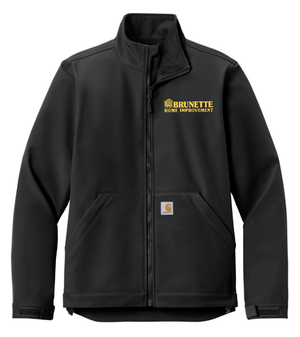 Custom Printed Apparel | Brunette Home Improvement Fall 2025 - Carhartt Adult Rain Defender Soft Shell Jacket - Brunette Home Improvement F25 - 18373