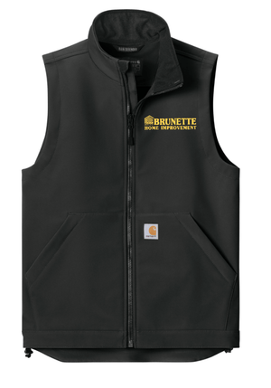 Custom Printed Apparel | Brunette Home Improvement Fall 2025 - Carhartt Adult Rain Defender Soft Shell Vest - Brunette Home Improvement F25 - 18373