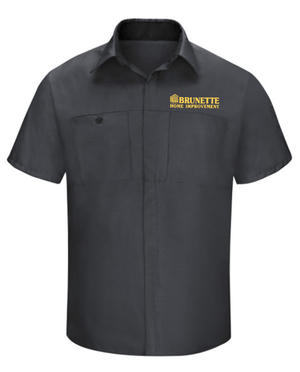 Custom Printed Apparel | Brunette Home Improvement Fall 2025 - Men's Performance Plus Short Sleeve with OilBlok (MULTIPLE COLOR OPTIONS) - Brunette Home Improvement F25 - 18373