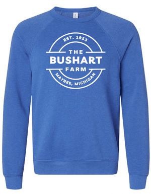 Custom Apparel - Screen Printing - Bushart Farms - Crewneck Sweatshirt - Crewneck - Bushart Farms - 14732