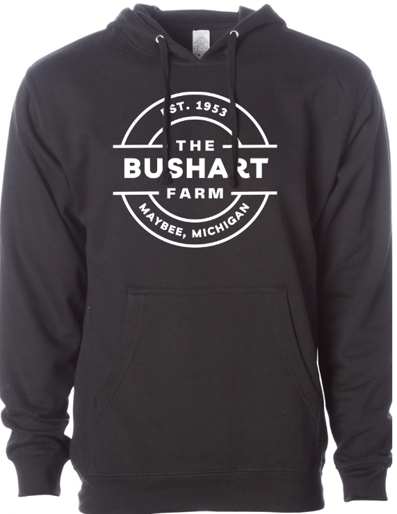 Custom Apparel - Screen Printing - Bushart Farms - Hooded Sweatshirt - Hooded Sweatshirt - Bushart Farms - 14732