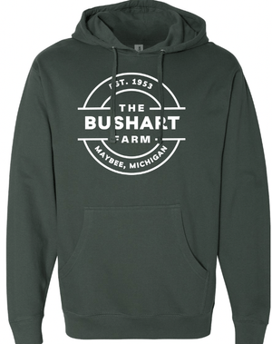 Custom Apparel - Screen Printing - Bushart Farms - Hooded Sweatshirt - Hooded Sweatshirt - Bushart Farms - 14732