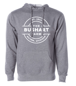 Custom Apparel - Screen Printing - Bushart Farms - Hooded Sweatshirt - Hooded Sweatshirt - Bushart Farms - 14732