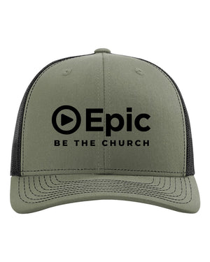 Epic Church 20th Anniversary Headwear Loden/ Black front view