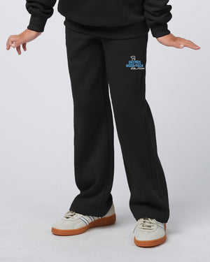 Okemos Woof Pack Bottoms Black front view