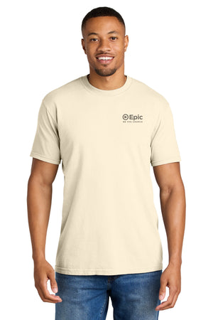 Epic Church 20th Anniversary T-Shirt Ivory front view