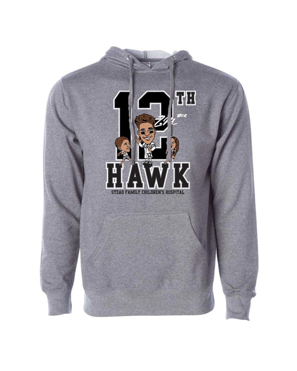Custom Apparel - Screen Printing - Cade McNamara Shirts - Adult Hoodie - Grey - Hoodie - Cade McNamara Shirts - 15050