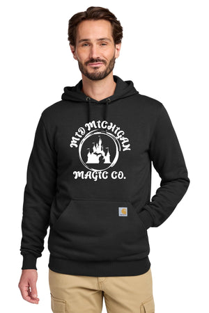 Mid-Michigan Magic Company Hoodie Black front view
