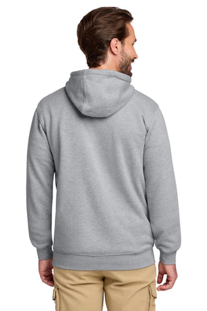 Mid-Michigan Magic Company Hoodie Heather Grey back view