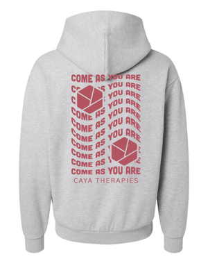 Custom Apparel - Screen Printing - CAYA Therapies - Hoodie - Honey Dew / Grey - CAYA Therapies - 17123