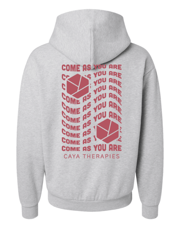 Custom Apparel - Screen Printing - CAYA Therapies - Hoodie - Honey Dew / Grey - CAYA Therapies - 17123