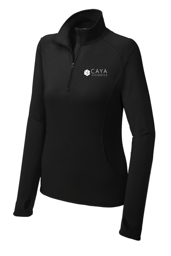 Custom Apparel - Screen Printing - CAYA Therapies - Ladies 1/4 Zip Pullover - CAYA Therapies - 16315