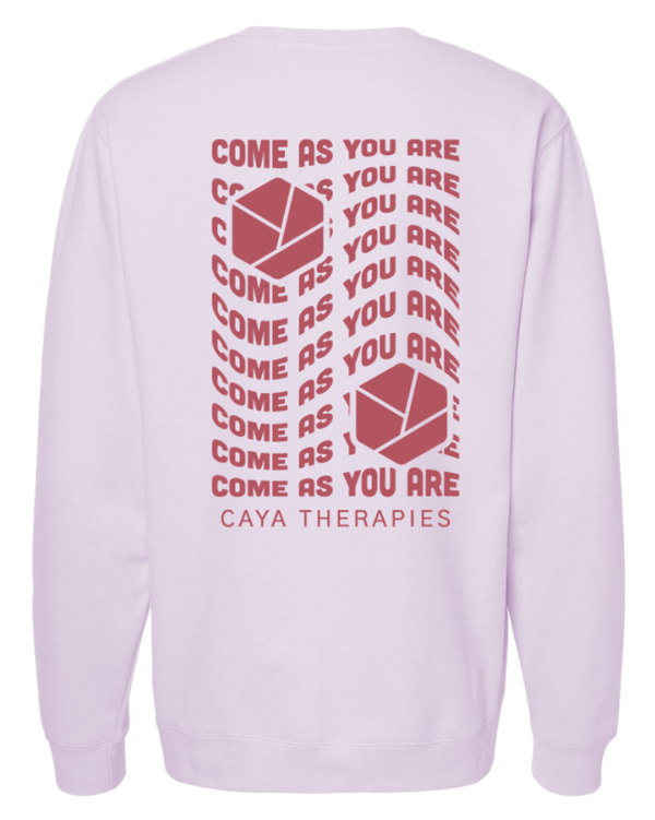 Custom Apparel - Screen Printing - CAYA Therapies - Midweight Crewneck Sweatshirt / Multiple Colors - CAYA Therapies - 17123