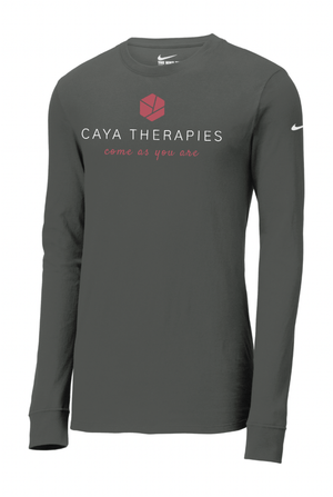 Custom Apparel - Screen Printing - CAYA Therapies - Nike Dri - FIT Long Sleeve Tee - CAYA Therapies - 17123