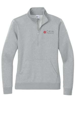 Custom Apparel - Screen Printing - CAYA Therapies - Nike Ladies 1/2 Zip - CAYA Therapies - 16315