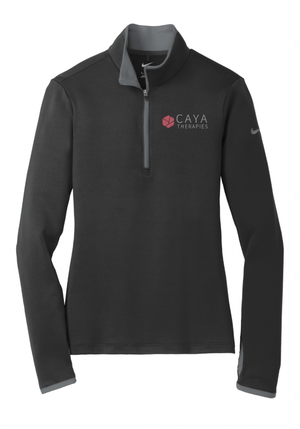 Custom Apparel - Screen Printing - CAYA Therapies - Nike Women's DriFIT Stretch 1/2 Zip Cover - Up - CAYA Therapies - 17123