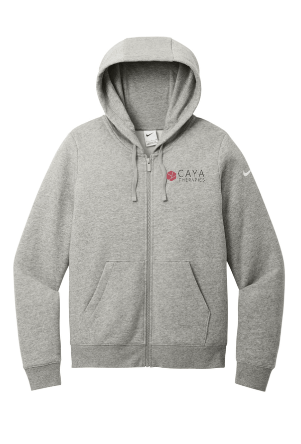 Custom Apparel - Screen Printing - CAYA Therapies - Nike Women's Fleece Full Zip Hoodie - CAYA Therapies - 17123