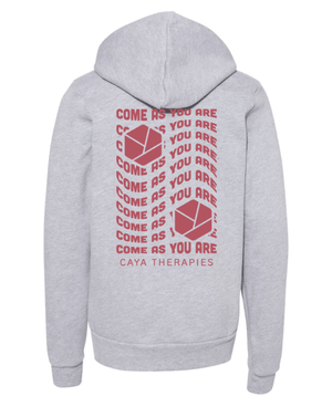 Custom Apparel - Screen Printing - CAYA Therapies - Youth Fleece Hoodie - CAYA Therapies - 17123