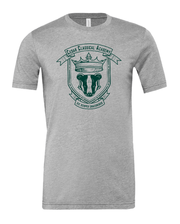 Custom Apparel - Screen Printing - Cedar Classical Academy - Adult Unisex T-Shirt - Cedar Classical - 16866