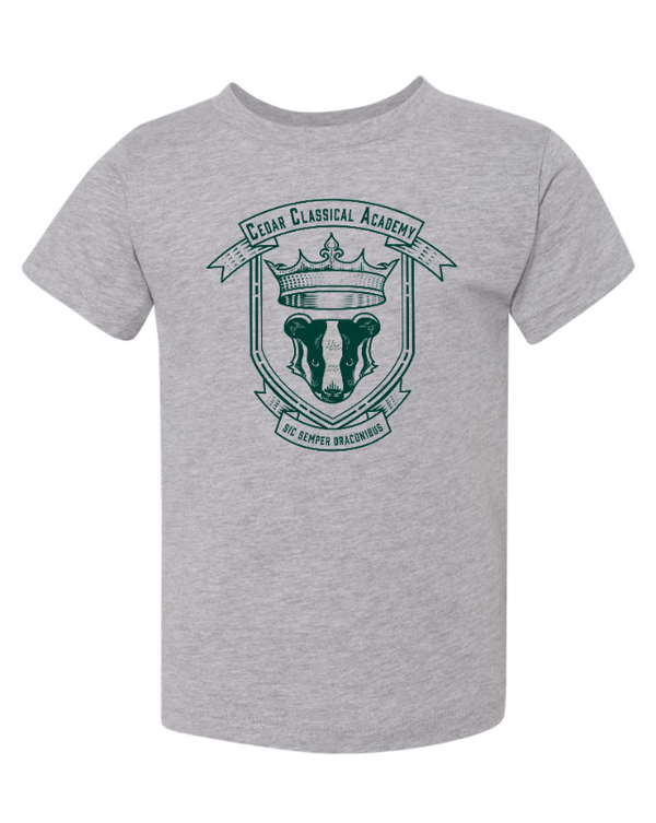 Custom Apparel - Screen Printing - Cedar Classical Academy - Toddler T-Shirt - Cedar Classical - 16866
