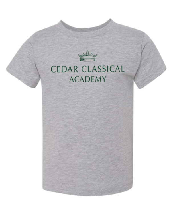 Custom Apparel - Screen Printing - Cedar Classical Academy - Toddler T-Shirt - Cedar Classical - 16866