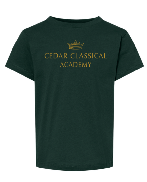 Custom Apparel - Screen Printing - Cedar Classical Academy - Youth T-Shirt - Cedar Classical - 16866