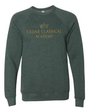 Custom Apparel - Screen Printing - Cedar Classical Badgerwear - Adult Unisex Crewneck Sweatshirt - Cedar Classical - 15396