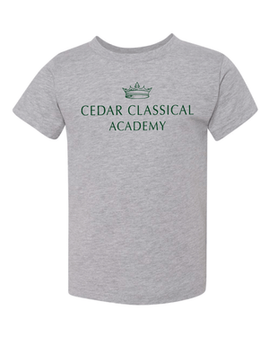 Custom Apparel - Screen Printing - Cedar Classical Badgerwear - Toddler Logo T-Shirt - Cedar Classical - 15396
